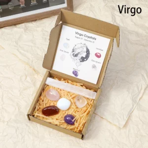 Natural Crystal 12 Zodiac Zodiac Rolling Stones Gift Set - Image 15