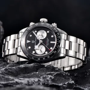 Pagani Design Panda Dial Chronograph Watch for Men - Image 3