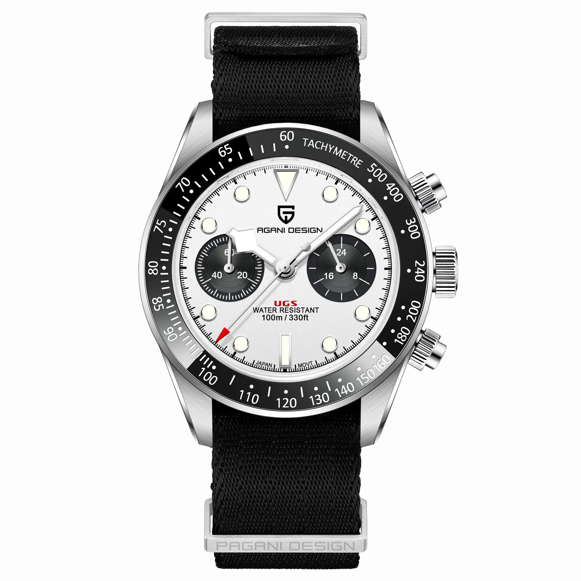 Pagani Design Panda Dial Chronograph Watch for Men - Image 8