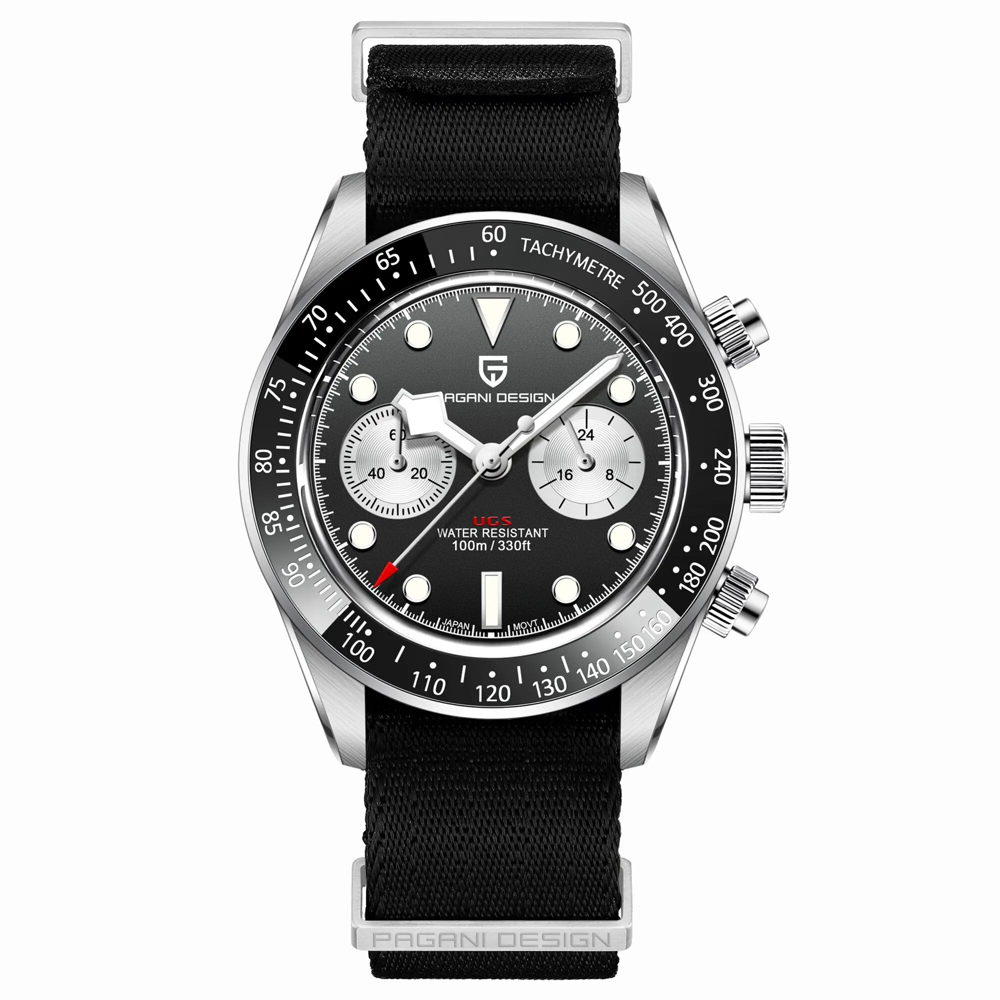 Pagani Design Panda Dial Chronograph Watch for Men - Image 11