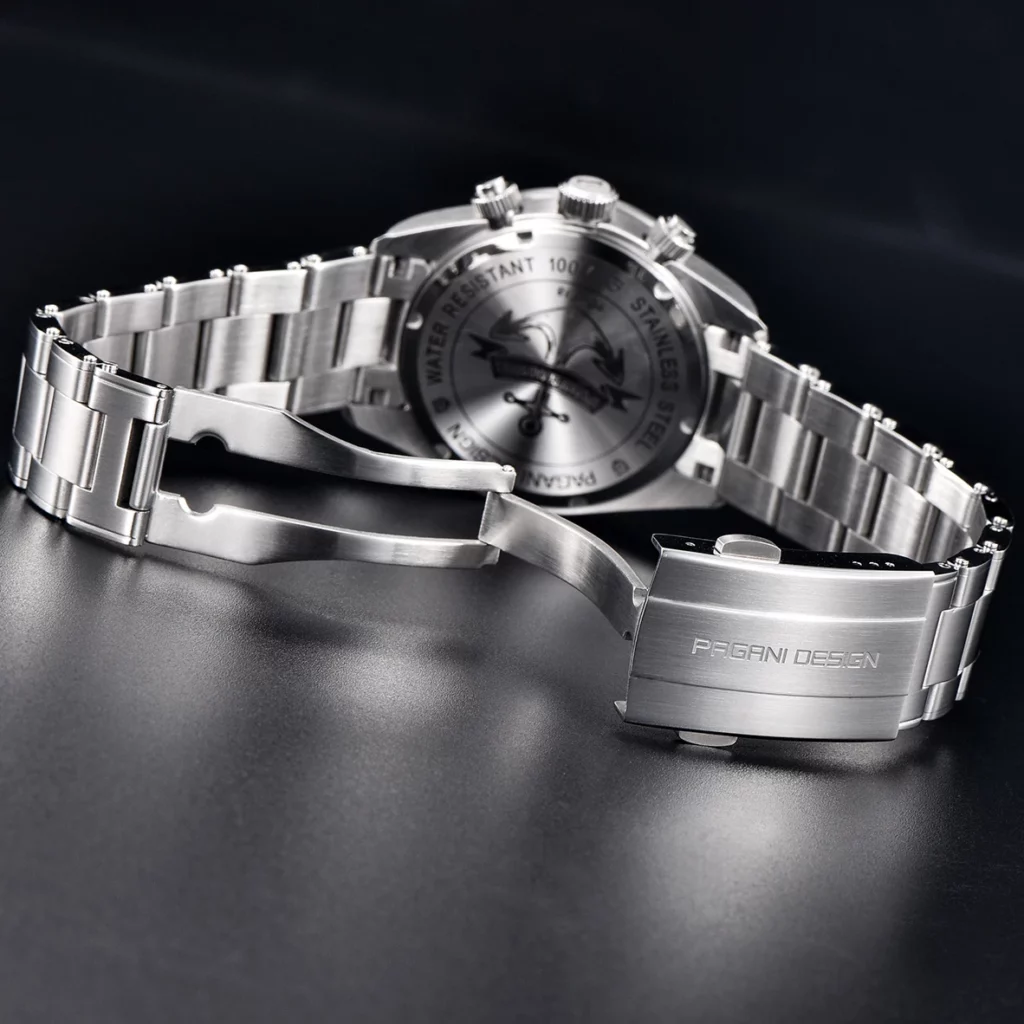 Pagani Design Panda Dial Chronograph Watch for Men