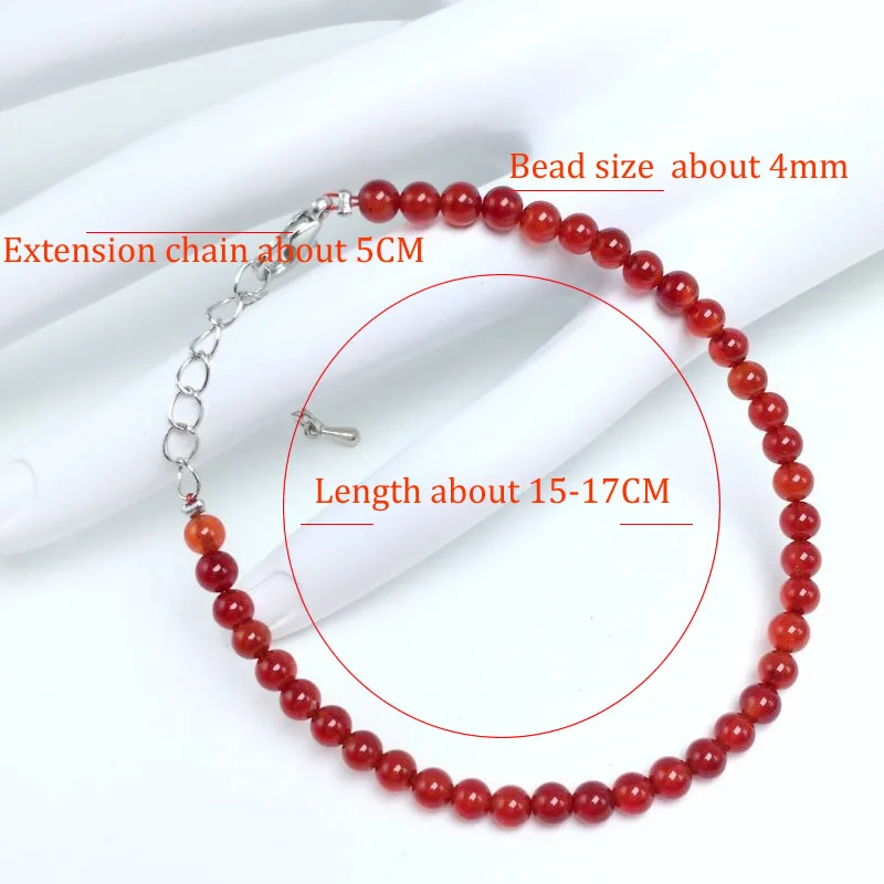 4mm Chakra Beads Energy Bracelet with Natural Agates