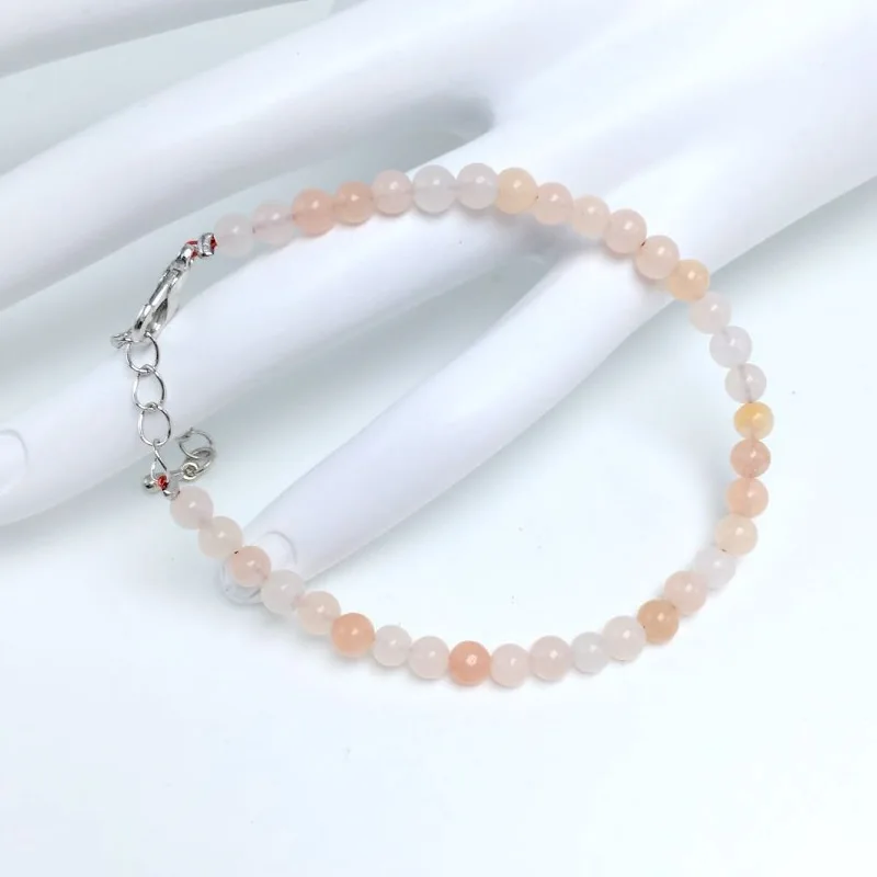 4mm Chakra Beads Energy Bracelet with Natural Agates