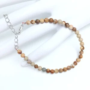 4mm Chakra Beads Energy Bracelet with Natural Agates - Image 14
