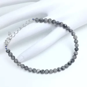 4mm Chakra Beads Energy Bracelet with Natural Agates - Image 18