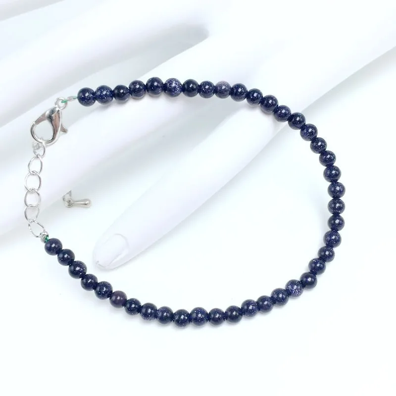 4mm Chakra Beads Energy Bracelet with Natural Agates