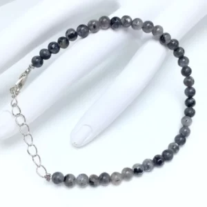 4mm Chakra Beads Energy Bracelet with Natural Agates - Image 7