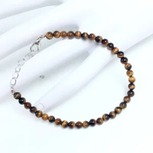 4mm Chakra Beads Energy Bracelet with Natural Agates - Image 17