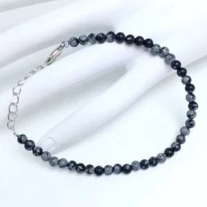 4mm Chakra Beads Energy Bracelet with Natural Agates - Image 9