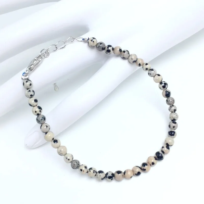 4mm Chakra Beads Energy Bracelet with Natural Agates