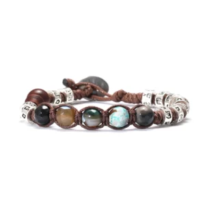 8mm Tibetan Buddhist Red Sandalwood Prayer Beads Bracelet - Image 10