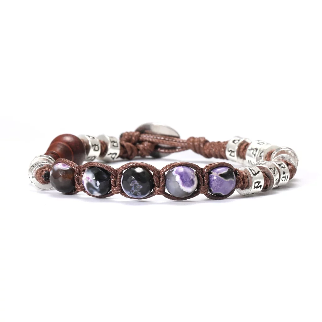 8mm Tibetan Buddhist Red Sandalwood Prayer Beads Bracelet