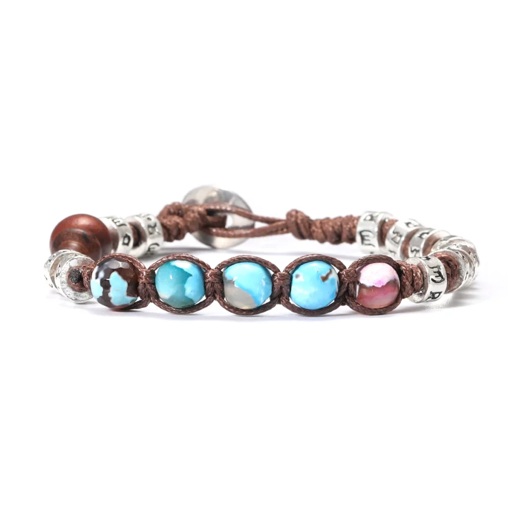 8mm Tibetan Buddhist Red Sandalwood Prayer Beads Bracelet