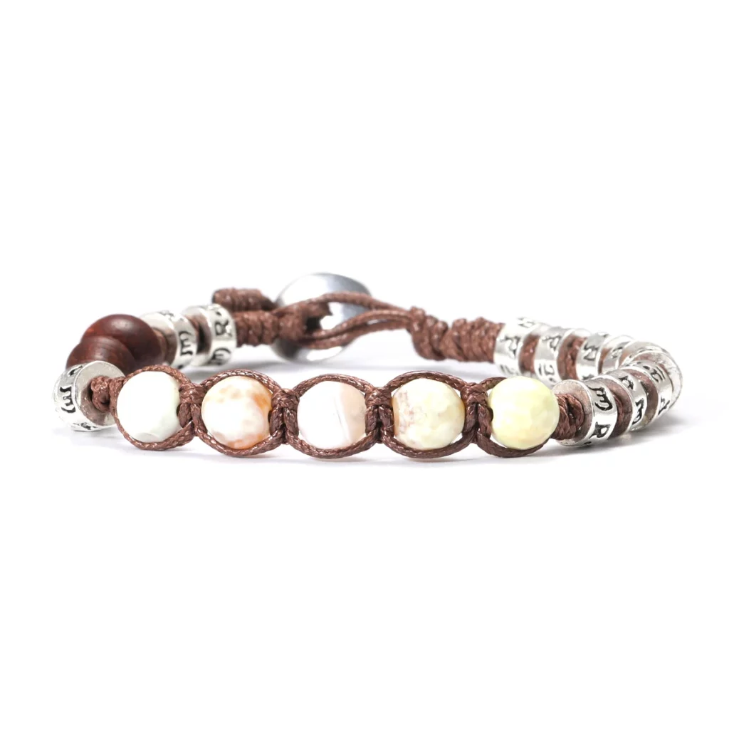 8mm Tibetan Buddhist Red Sandalwood Prayer Beads Bracelet