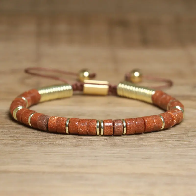 Boho Stone Bracelet Bundle, Tiger Eye & Smoky Quartz