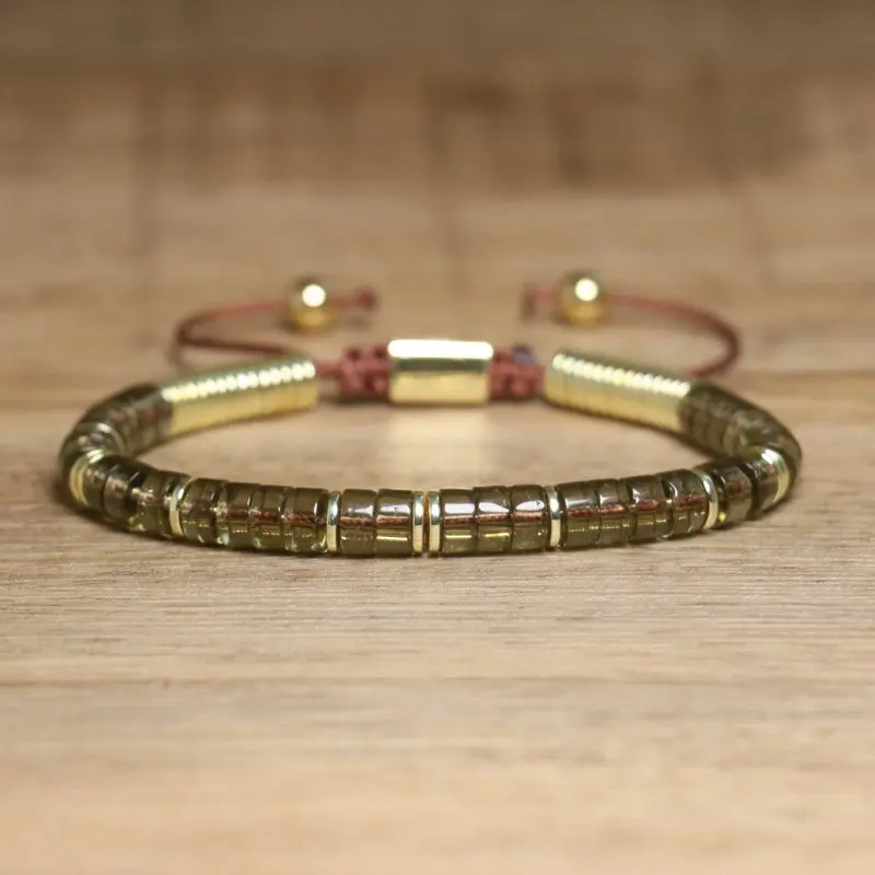 Boho Stone Bracelet Bundle, Tiger Eye & Smoky Quartz