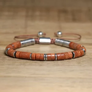 Boho Stone Bracelet Bundle, Tiger Eye & Smoky Quartz - Image 10