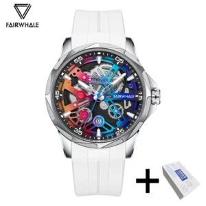 Mark Fairwhale Sports Automatic Rainbow Steel Watch - Image 8