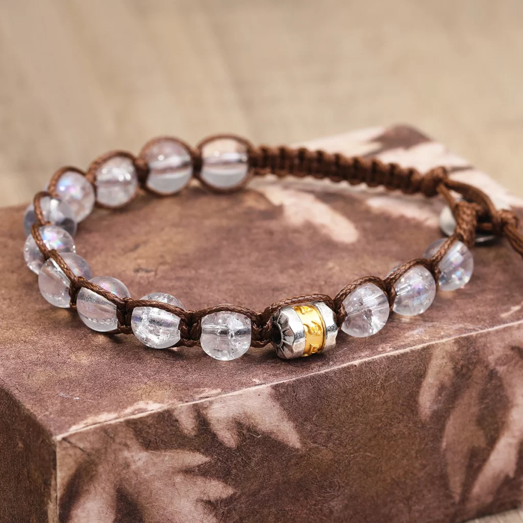Classic Men's 8mm Stone Bead Buddhist Bracelet