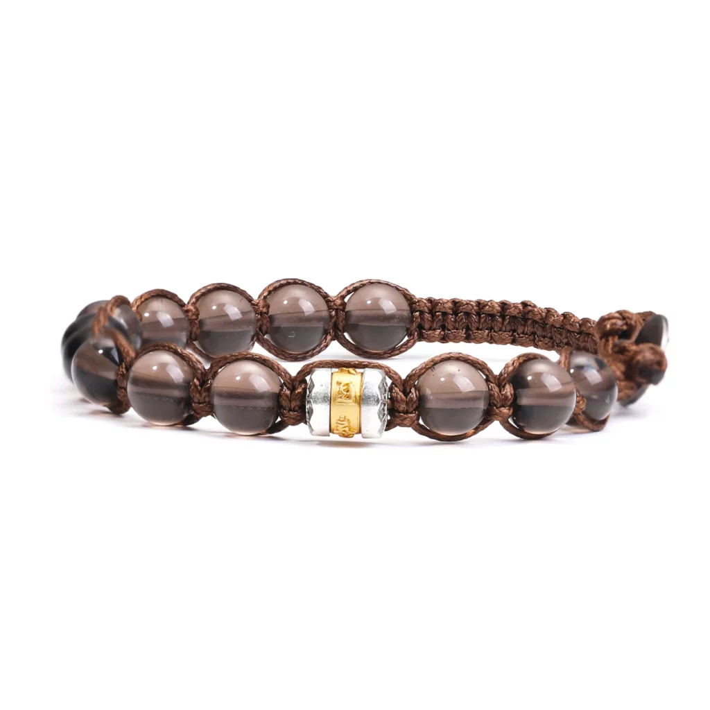 Classic Men's 8mm Stone Bead Buddhist Bracelet