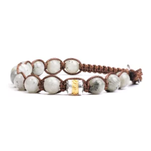 Classic Men's 8mm Stone Bead Buddhist Bracelet - Image 12