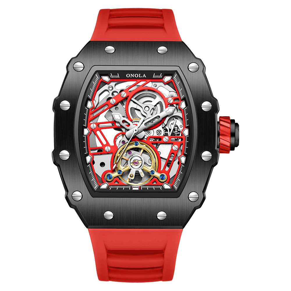 ONOLA Hollow Rudder Flywheel Automatic Mechanical Watch