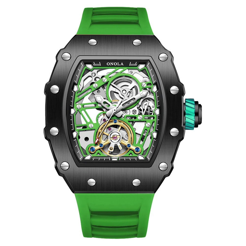 ONOLA Hollow Rudder Flywheel Automatic Mechanical Watch