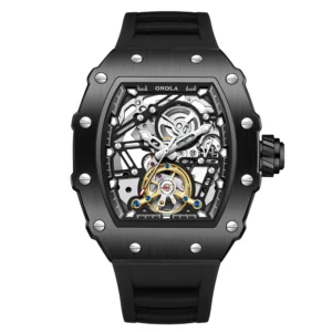 ONOLA Hollow Rudder Flywheel Automatic Mechanical Watch - Image 9