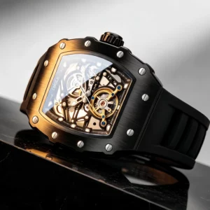 ONOLA Hollow Rudder Flywheel Automatic Mechanical Watch - Image 6