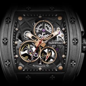 Mark Fairwhale Automatic Skeleton Tourbillon Watch for Men - Image 3