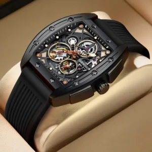 Mark Fairwhale Automatic Skeleton Tourbillon Watch for Men - Image 1