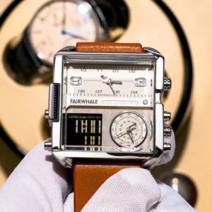 Mark Fairwhale Dual Display Military Square Watch - Image 2