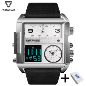 Mark Fairwhale Dual Display Military Square Watch - Image 8