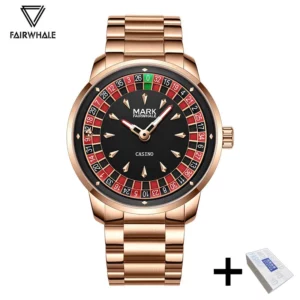 Mark Fairwhale Steel Rose Quartz Men's Watch - Image 1