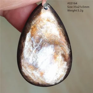 Rare Black Lepidolite & Kunzite Star Flash Pendant Necklace - Image 64