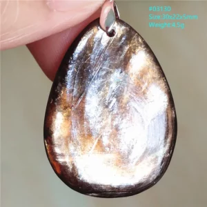 Rare Black Lepidolite & Kunzite Star Flash Pendant Necklace - Image 30