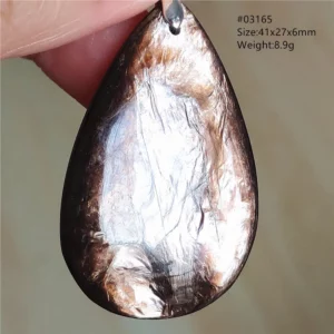 Rare Black Lepidolite & Kunzite Star Flash Pendant Necklace - Image 46