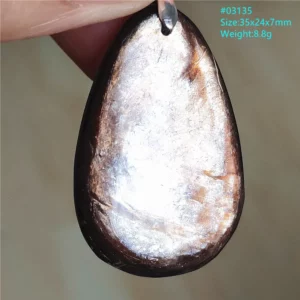 Rare Black Lepidolite & Kunzite Star Flash Pendant Necklace - Image 19