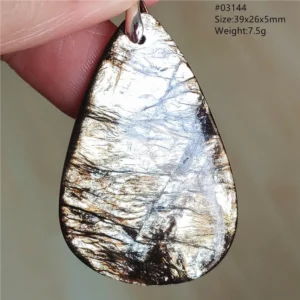 Rare Black Lepidolite & Kunzite Star Flash Pendant Necklace - Image 43