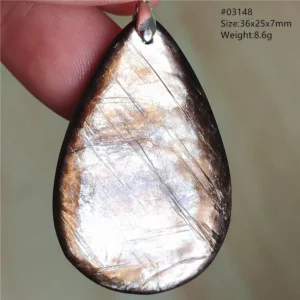 Rare Black Lepidolite & Kunzite Star Flash Pendant Necklace - Image 39