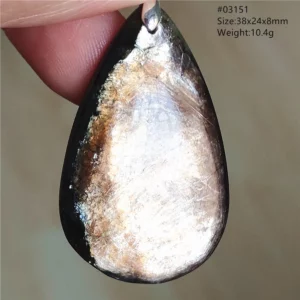 Rare Black Lepidolite & Kunzite Star Flash Pendant Necklace - Image 35
