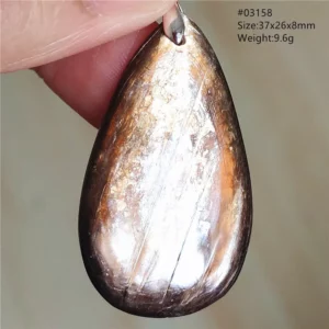 Rare Black Lepidolite & Kunzite Star Flash Pendant Necklace - Image 33