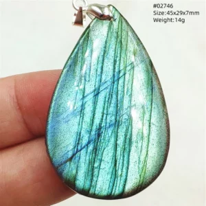 Natural Blue Labradorite Bead Necklace, AAAAA - Image 61