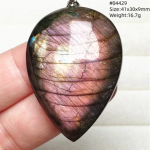 Natural Blue Labradorite Bead Necklace, AAAAA - Image 24