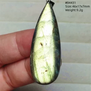 Natural Blue Labradorite Bead Necklace, AAAAA - Image 26