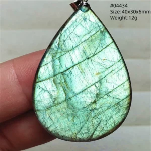 Natural Blue Labradorite Bead Necklace, AAAAA - Image 37