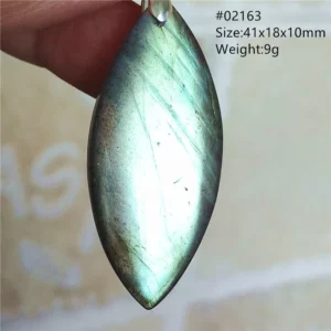 Natural Blue Labradorite Bead Necklace, AAAAA - Image 14