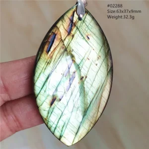 Natural Blue Labradorite Bead Necklace, AAAAA - Image 66