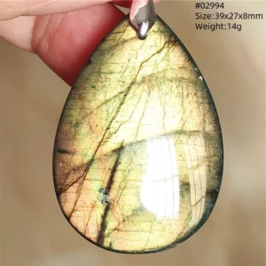 Natural Blue Labradorite Bead Necklace, AAAAA - Image 69