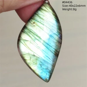 Natural Blue Labradorite Bead Necklace, AAAAA - Image 42